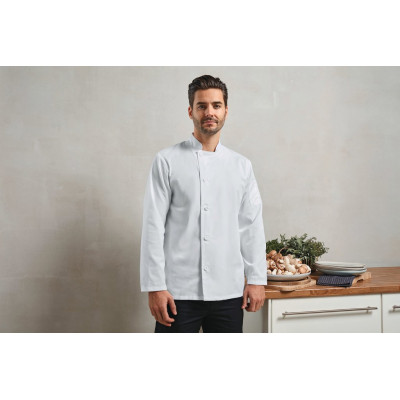 ‘Essential’ long-sleeved chef’s jacket.